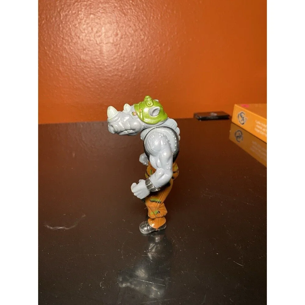 Vintage 1988 TMNT Rocksteady Action Figure Playmates Mirage Studios Rhino Toy